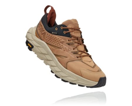 Hoka One One Anacapa Low Gore-tex Moški Trail Tekaški Čevlji Rjava / Črna SI-467293H